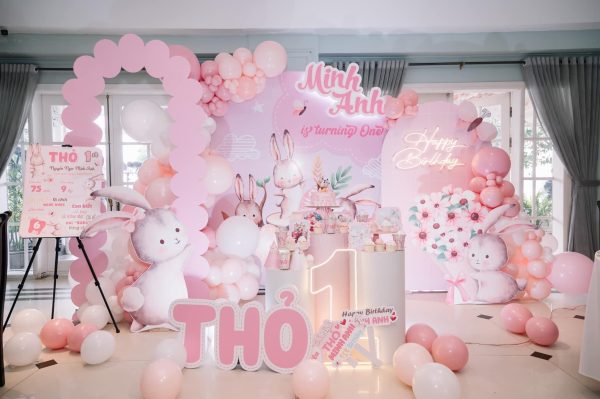 trang trí sinh nhật bé gái đà nẵng