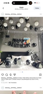 Birthday decorations at hotels in Da Nang
